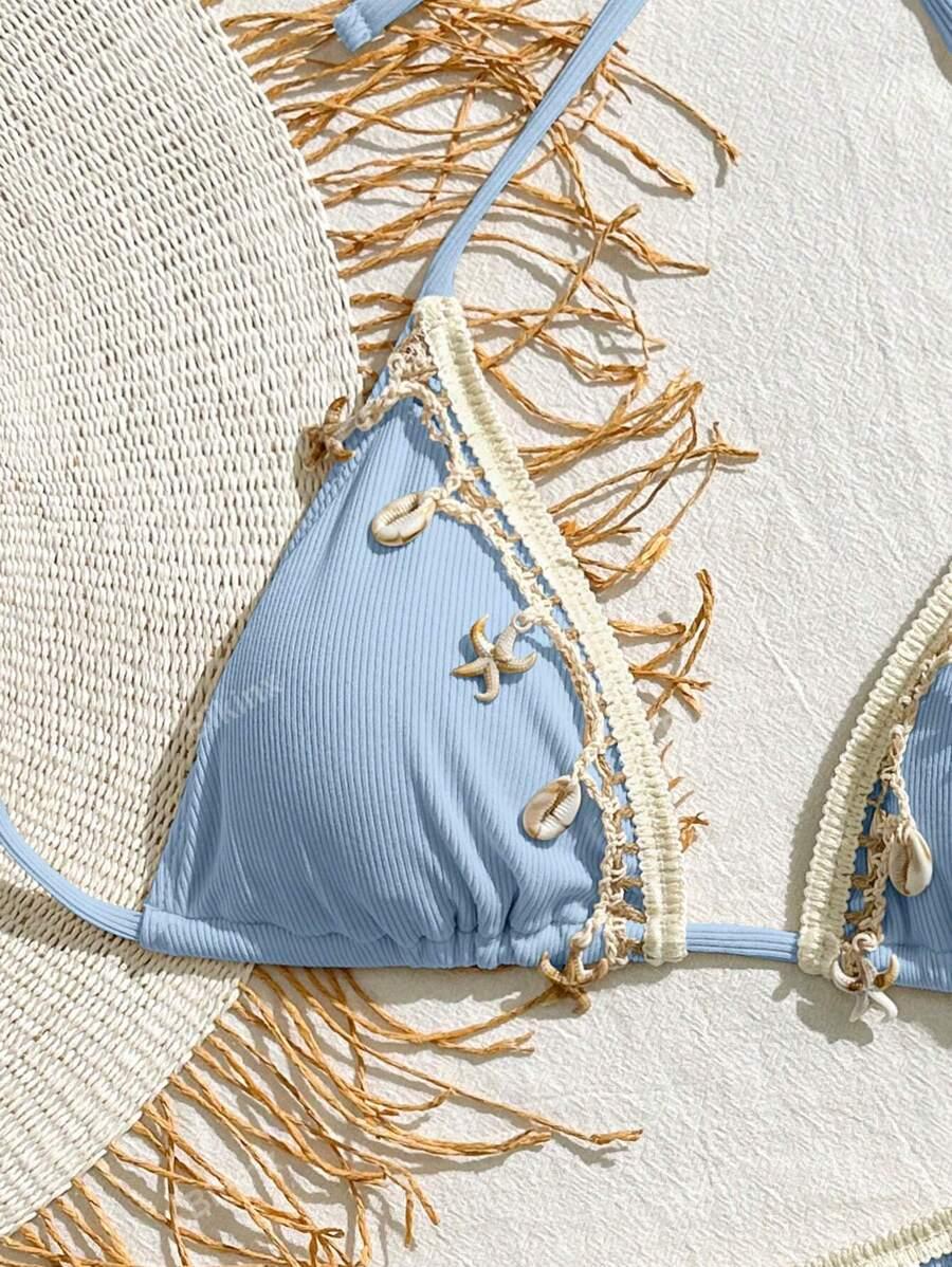 NIEBIESKI KOMPLET BIKINI