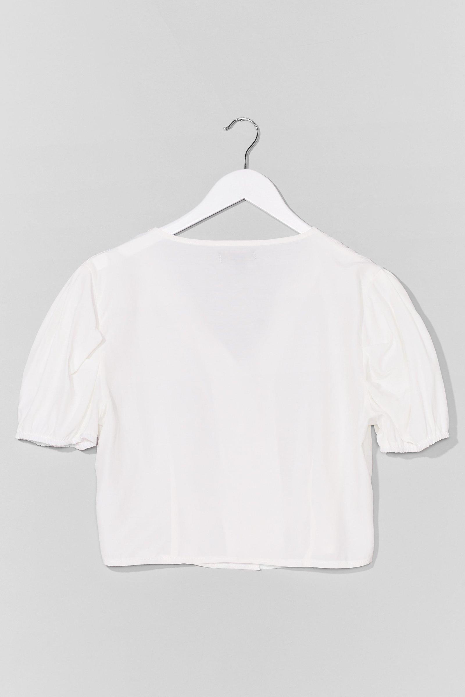 BLUZKA V-NECK GUZIKI