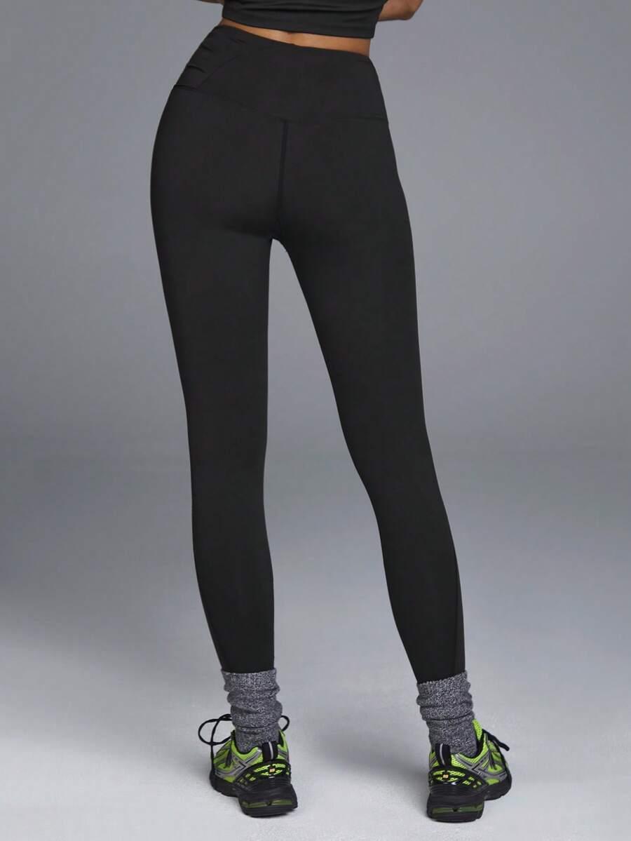 czarne legginsy wysoki stan