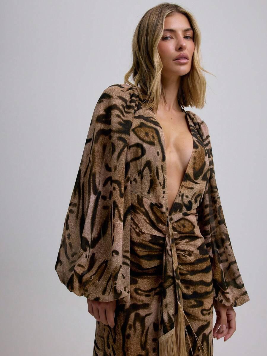 sukienka animal print