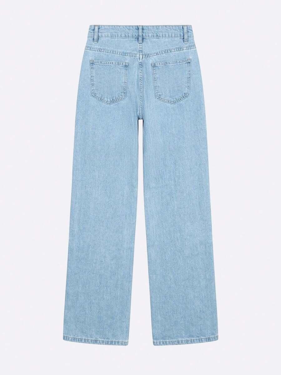 NIEBIESKIE SPODNIE JEANS