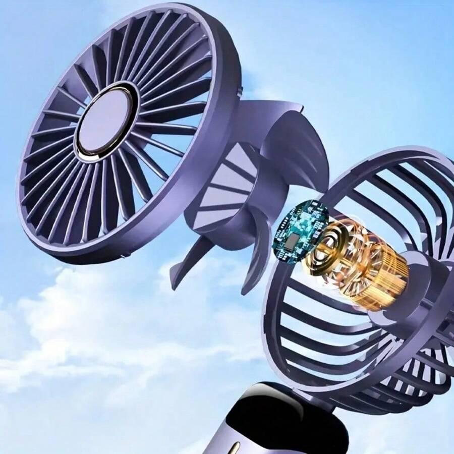 granatowy mini wentylator