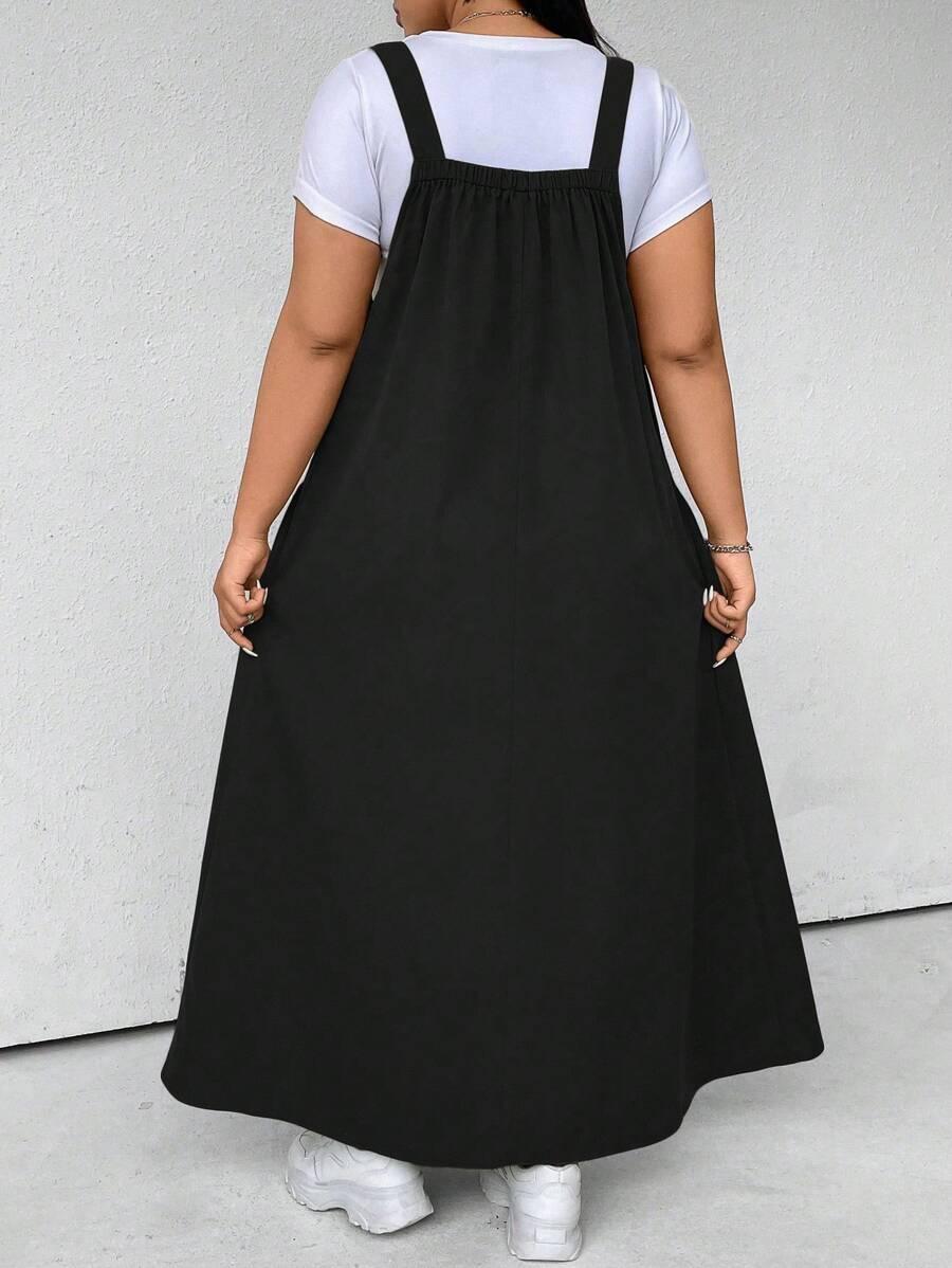 czarna maxi sukienka