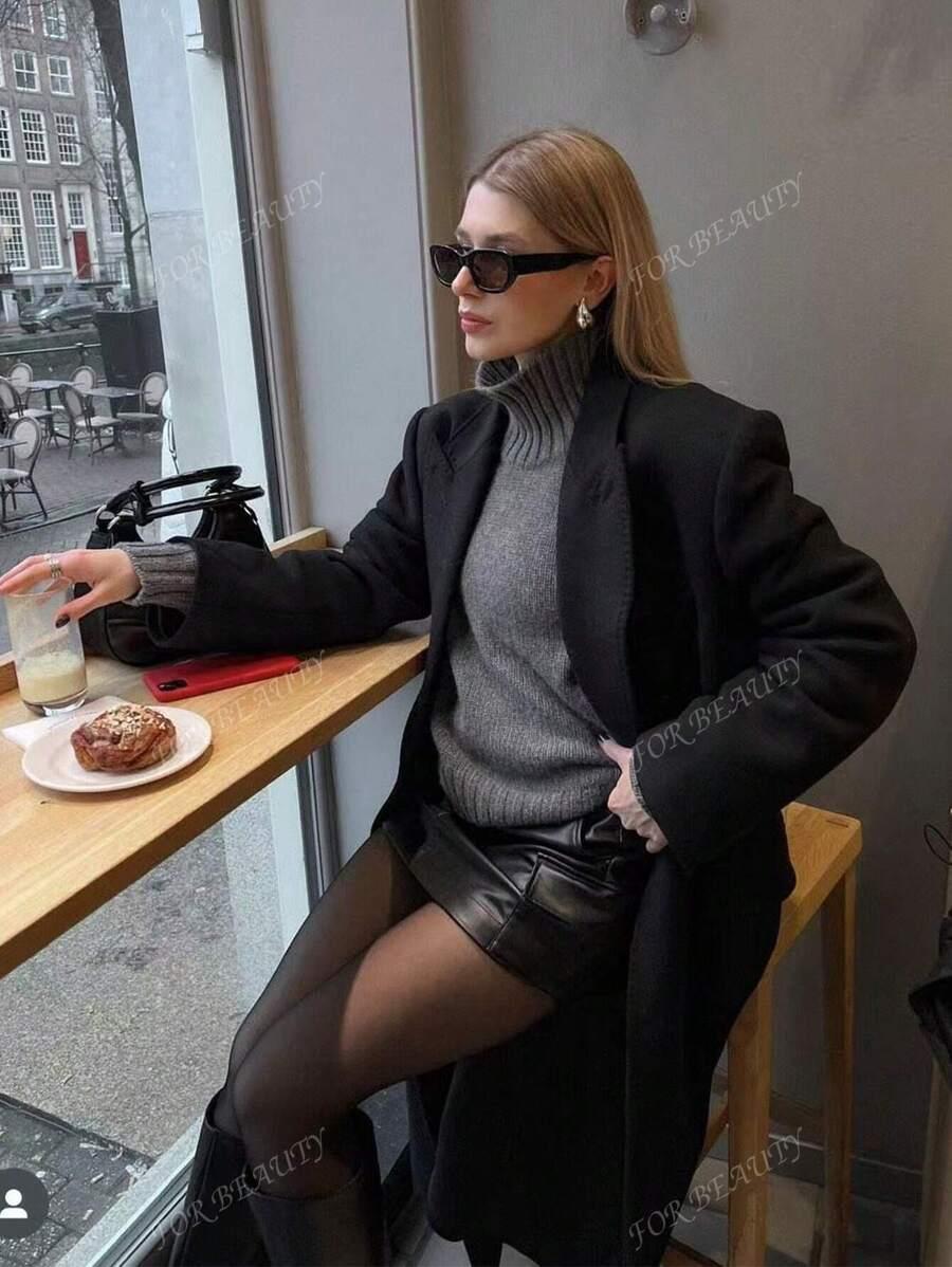 SWETER DAMSKI Z GOLFEM