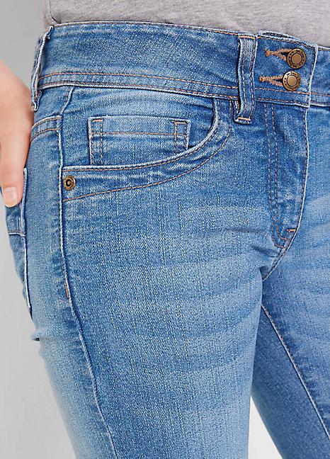 NIEBIESKIE SPODNIE JEANS