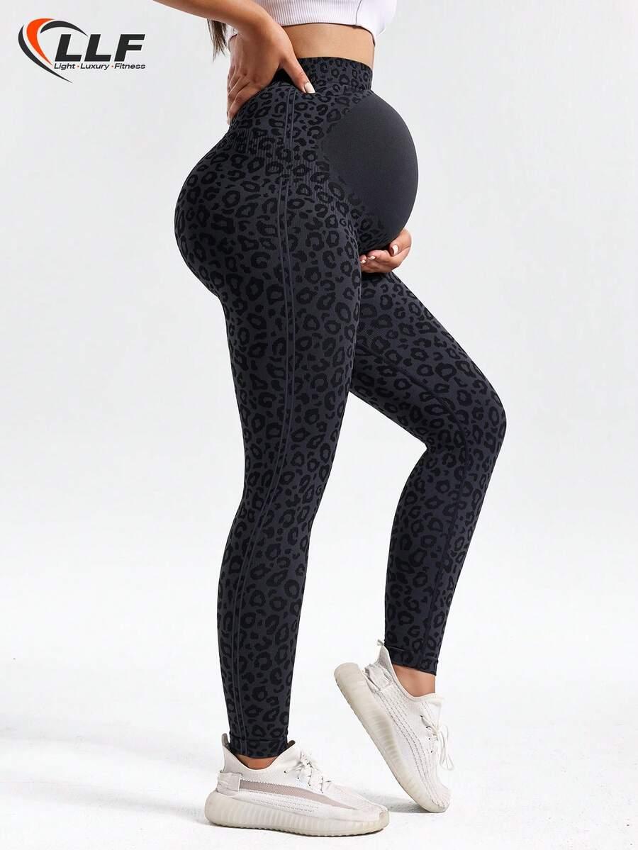 legginsy ciążowe print