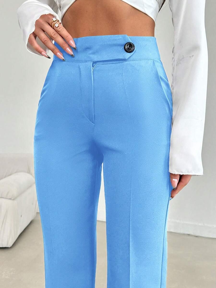 niebieskie spodnie casual 
