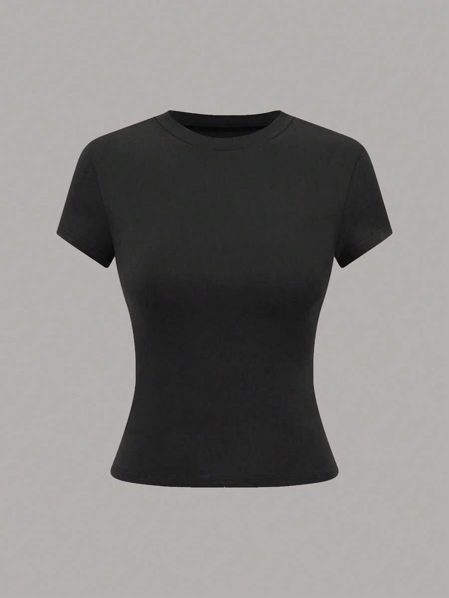 czarny t-shirt 3-pack