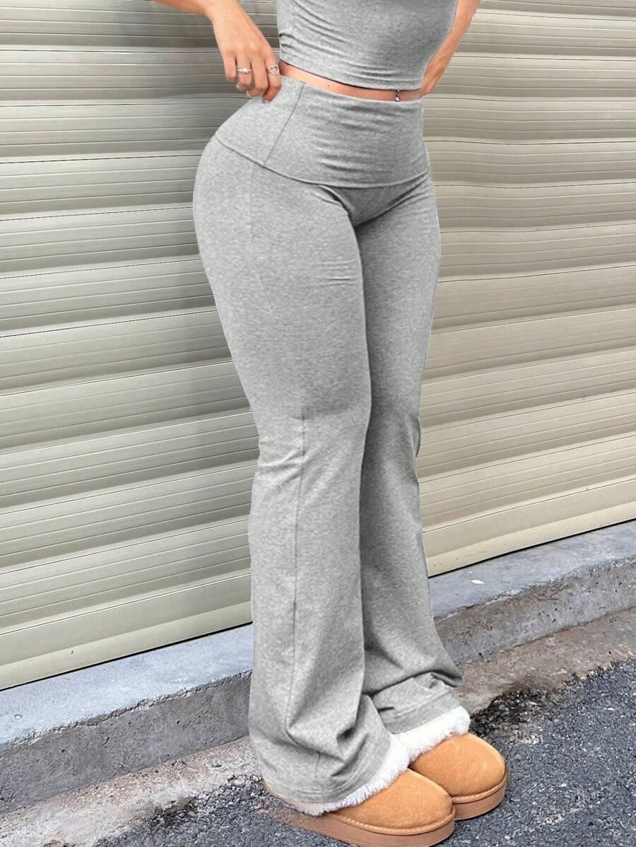 szare spodnie casual