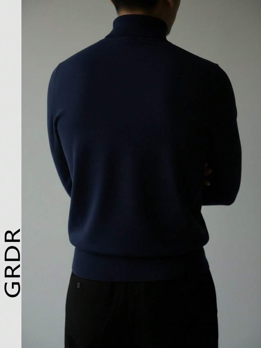 GRANATOWY SWETER GOLF