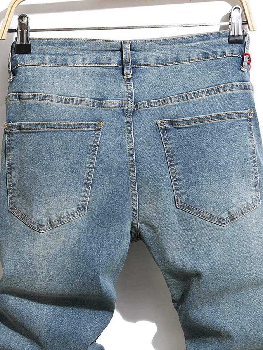 SPODNIE RIPPED JEANS