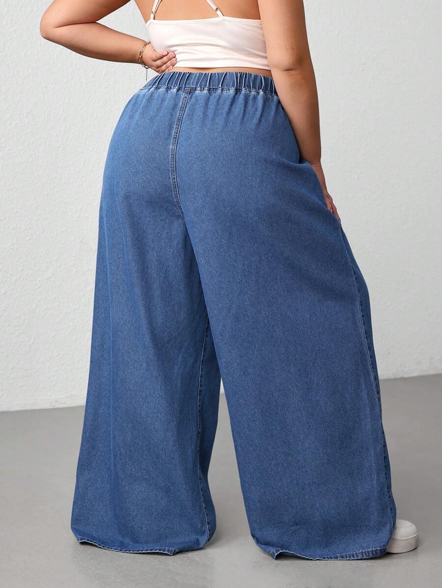 NIEBIESKIE SPODNIE JEANS