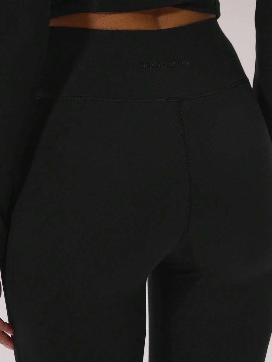 CZARNE LEGGINSY DZWONY