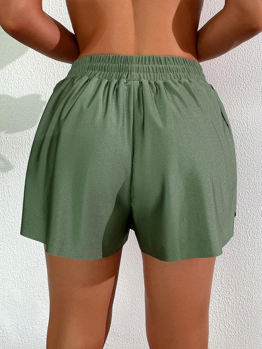 zielone sportowe spodenki 