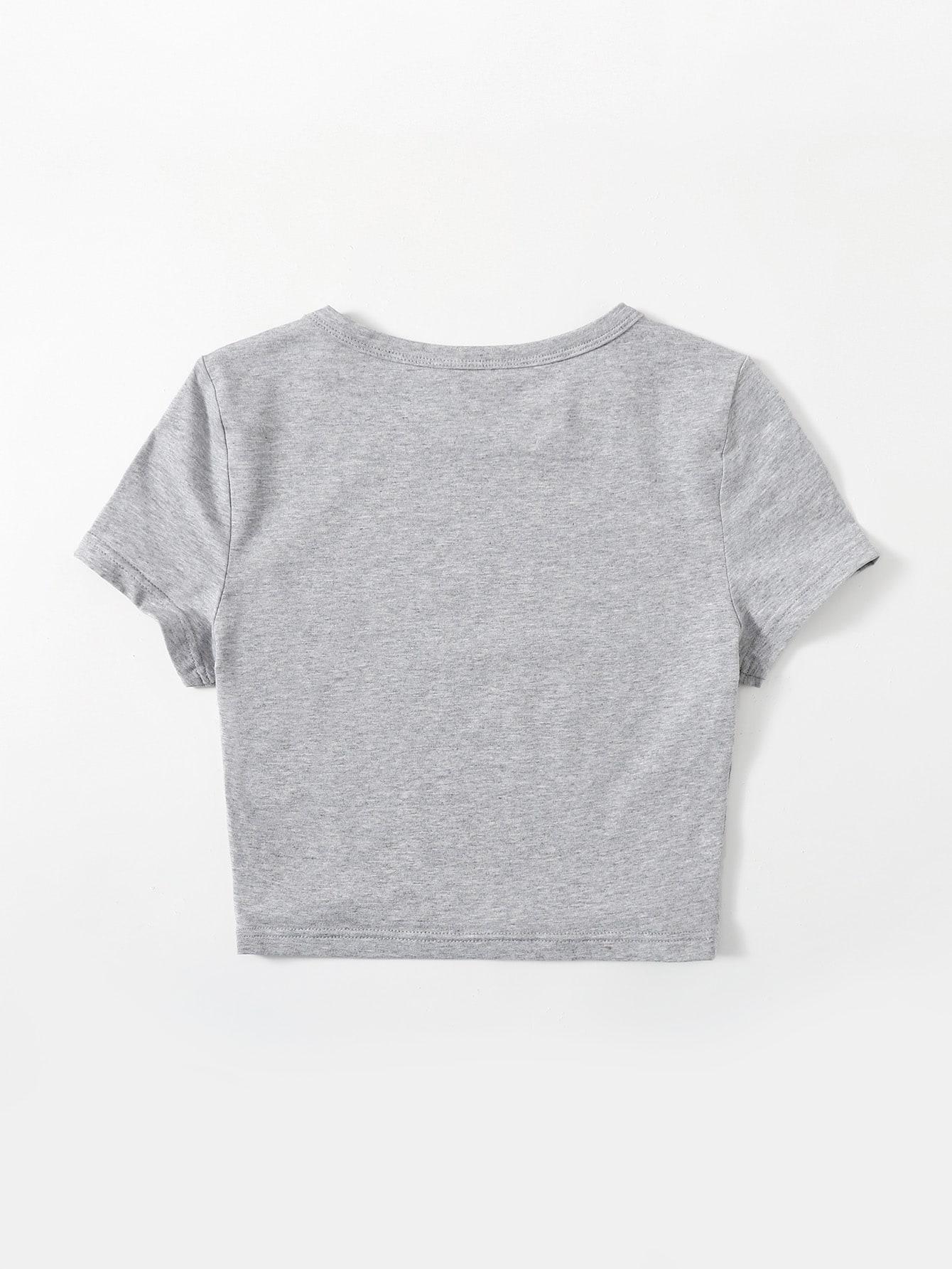 szary top casual