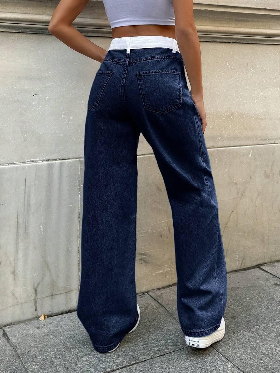 NIEBIESKIE SPODNIE JEANS