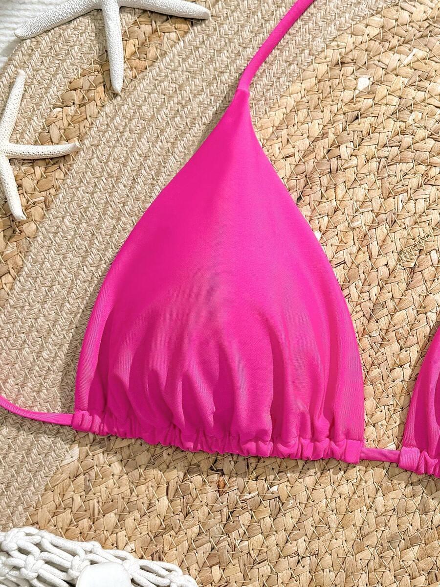 różowa góra od bikini