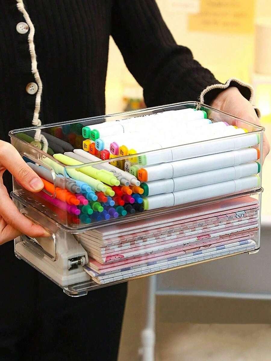 bezbarwny plastikowy organizer