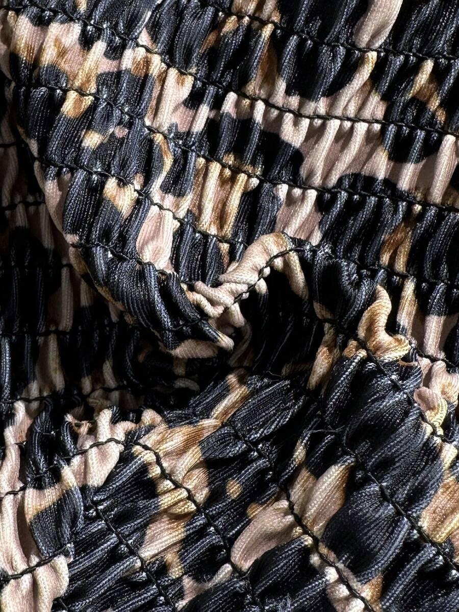 góra od bikini animal print