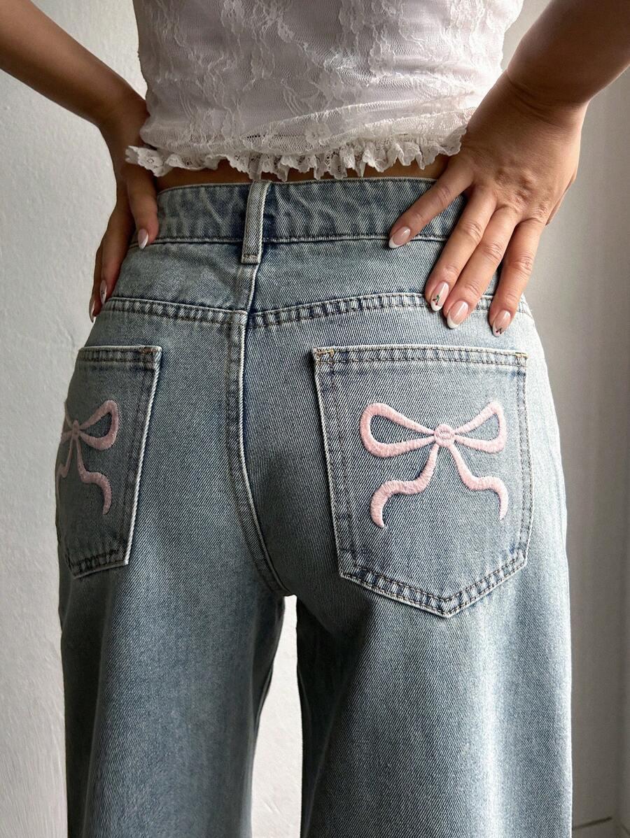 NIEBIESKIE SPODNIE JEANS