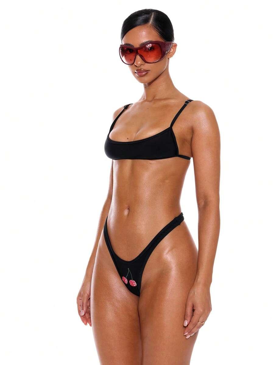 czarna góra od bikini