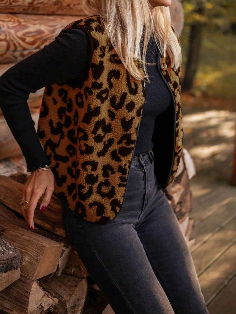 KAMIZELKA ANIMAL PRINT miś