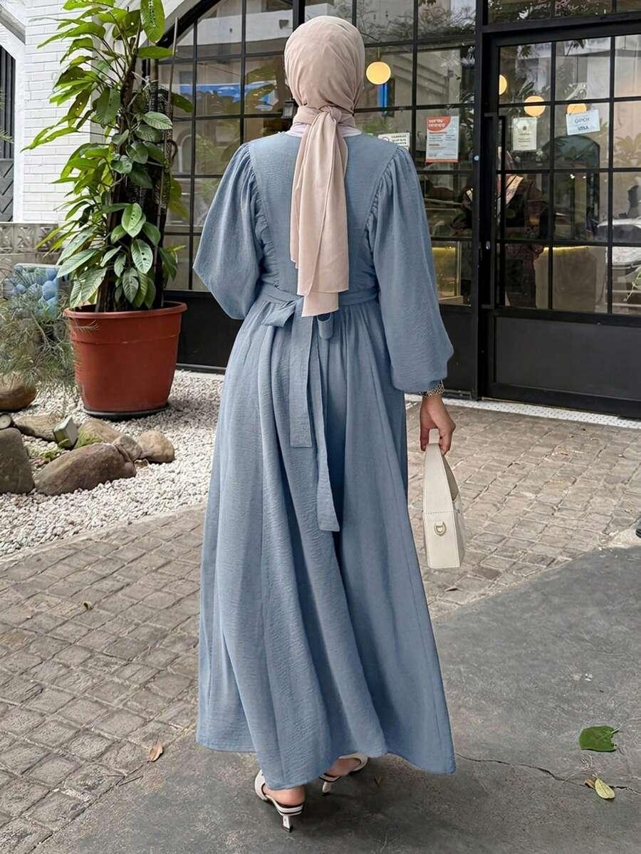 SUKIENKA MAXI DŁUGI RĘKAW