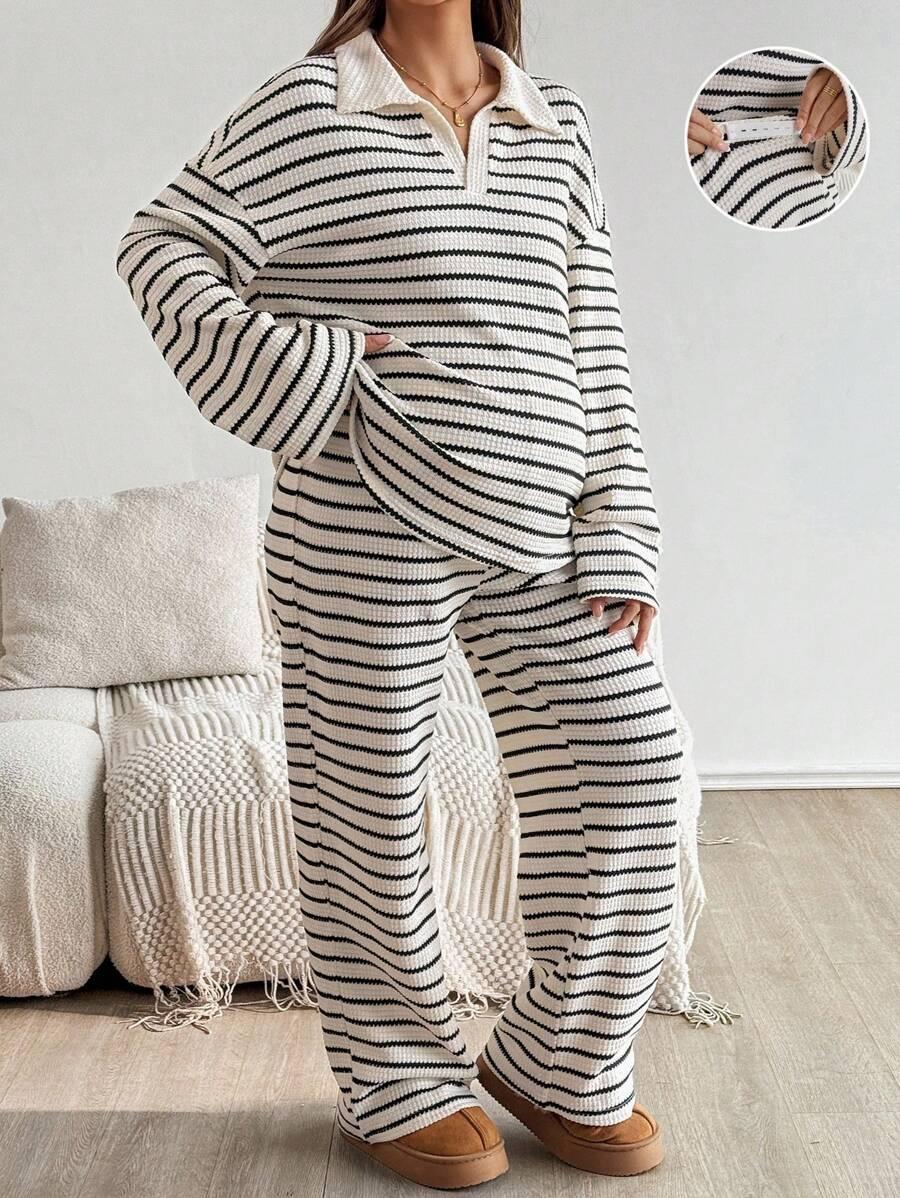 SPODNIE WZÓR PASKI