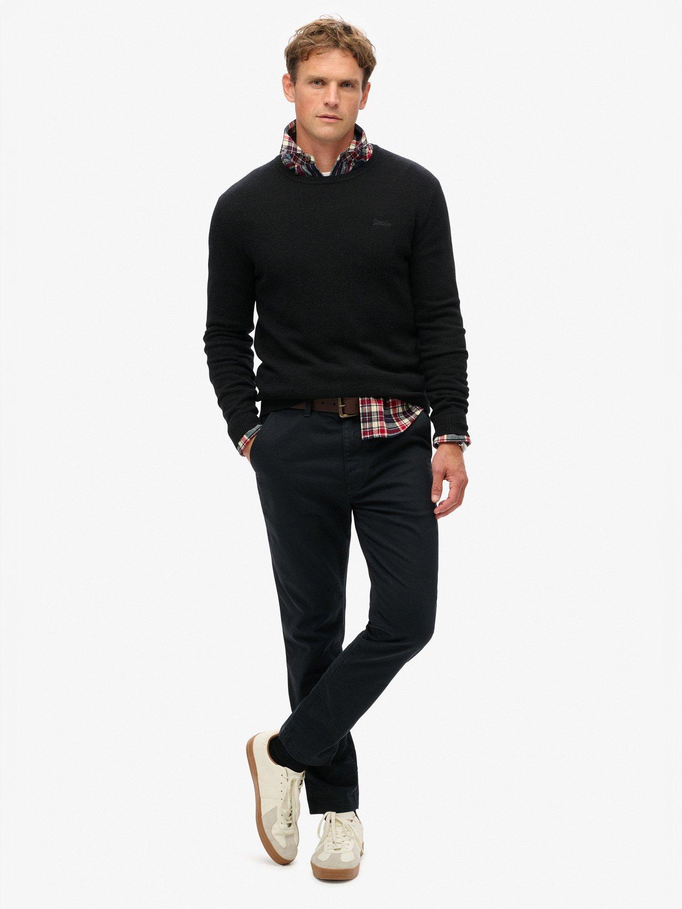SUPERDRY SPODNIE CHINO SLIM FIT