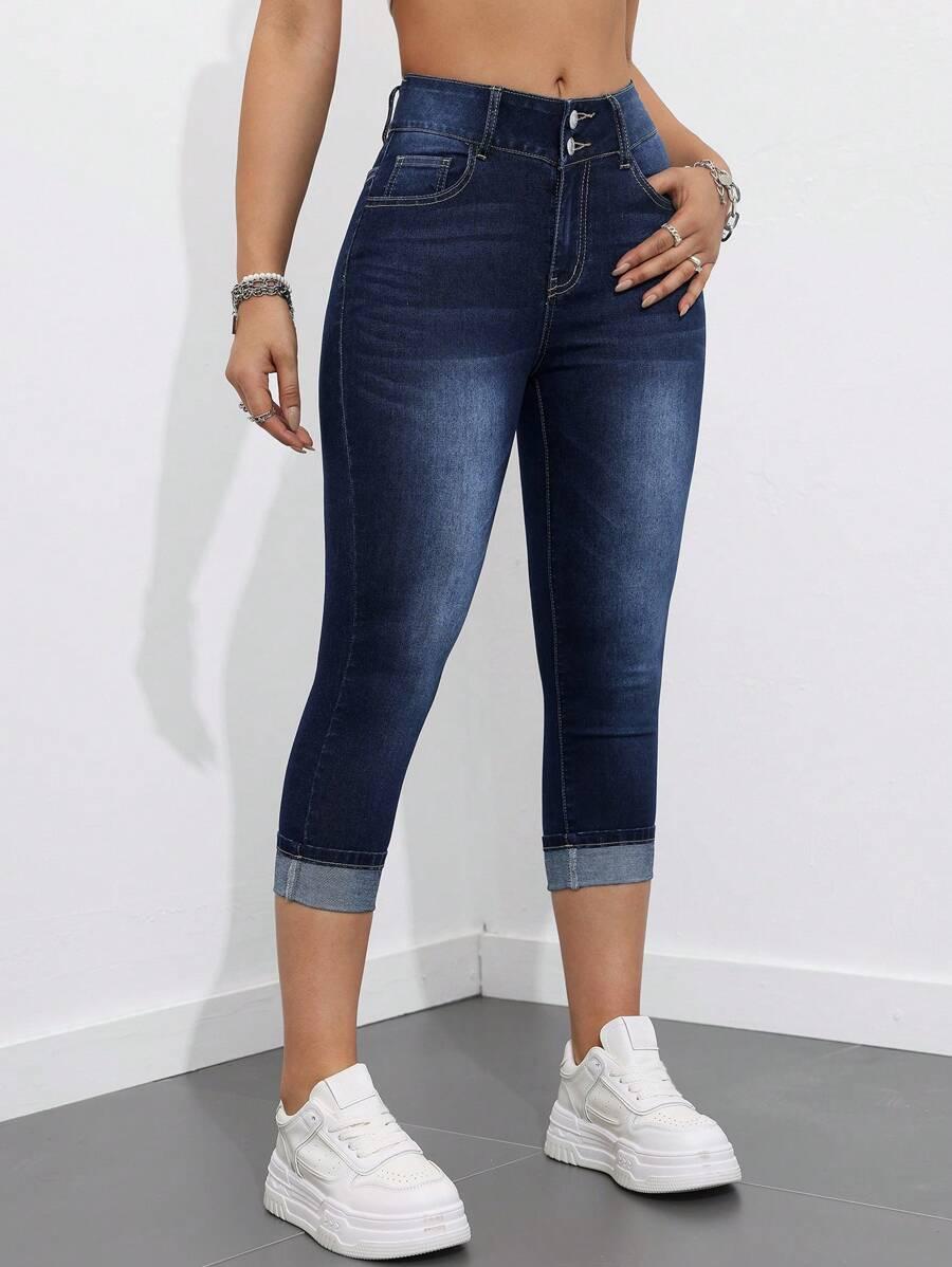 NIEBIESKIE SPODNIE JEANS