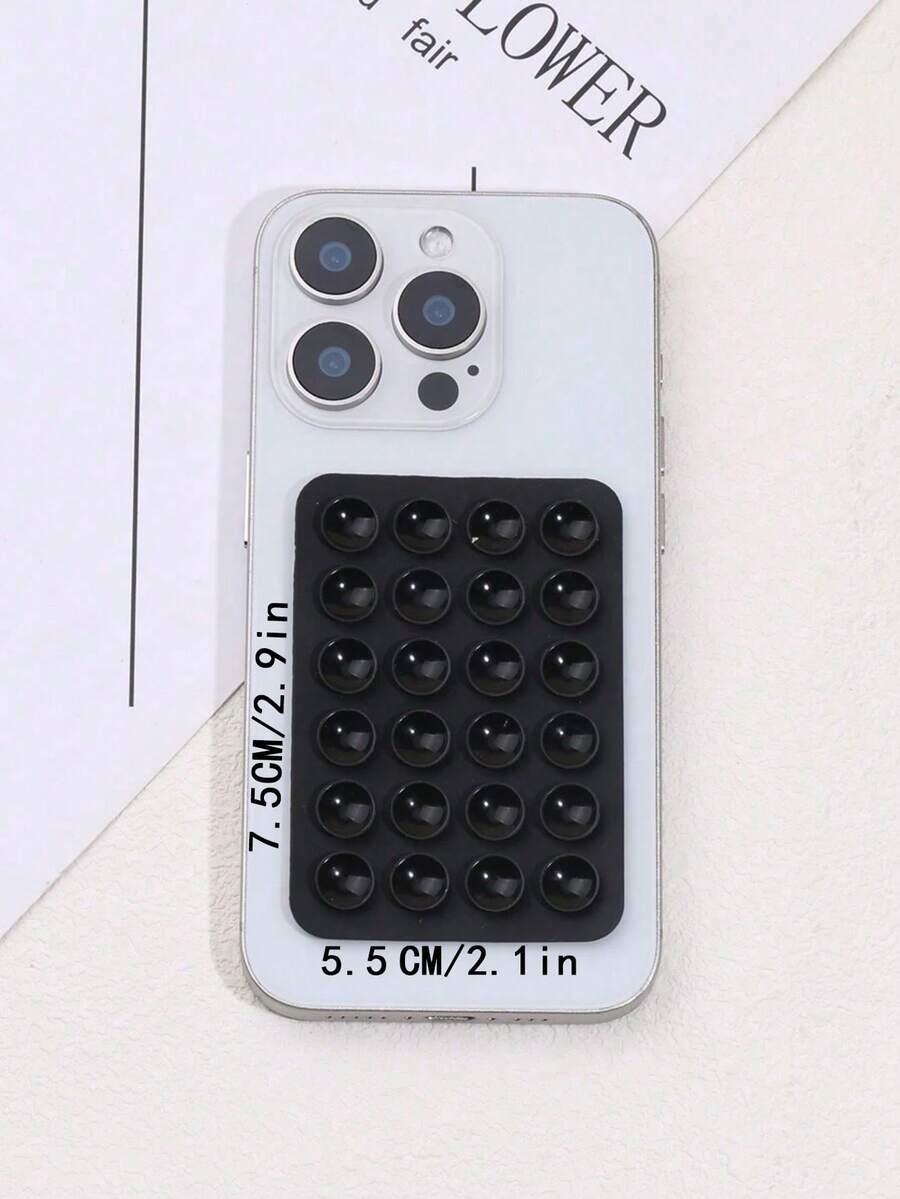 CZARNY SILIKONOWY UCHWYT DO TELEFONU