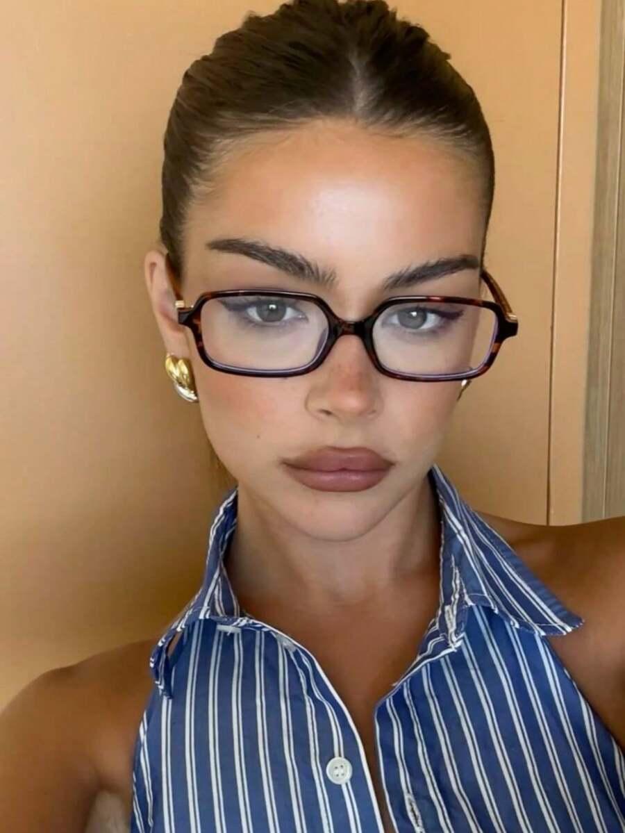 brązowe okulary zerówki