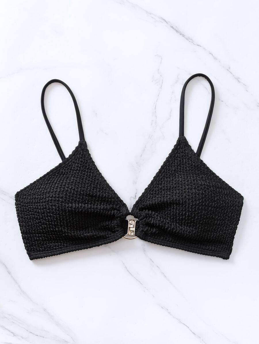 czarna góra od bikini tekstura