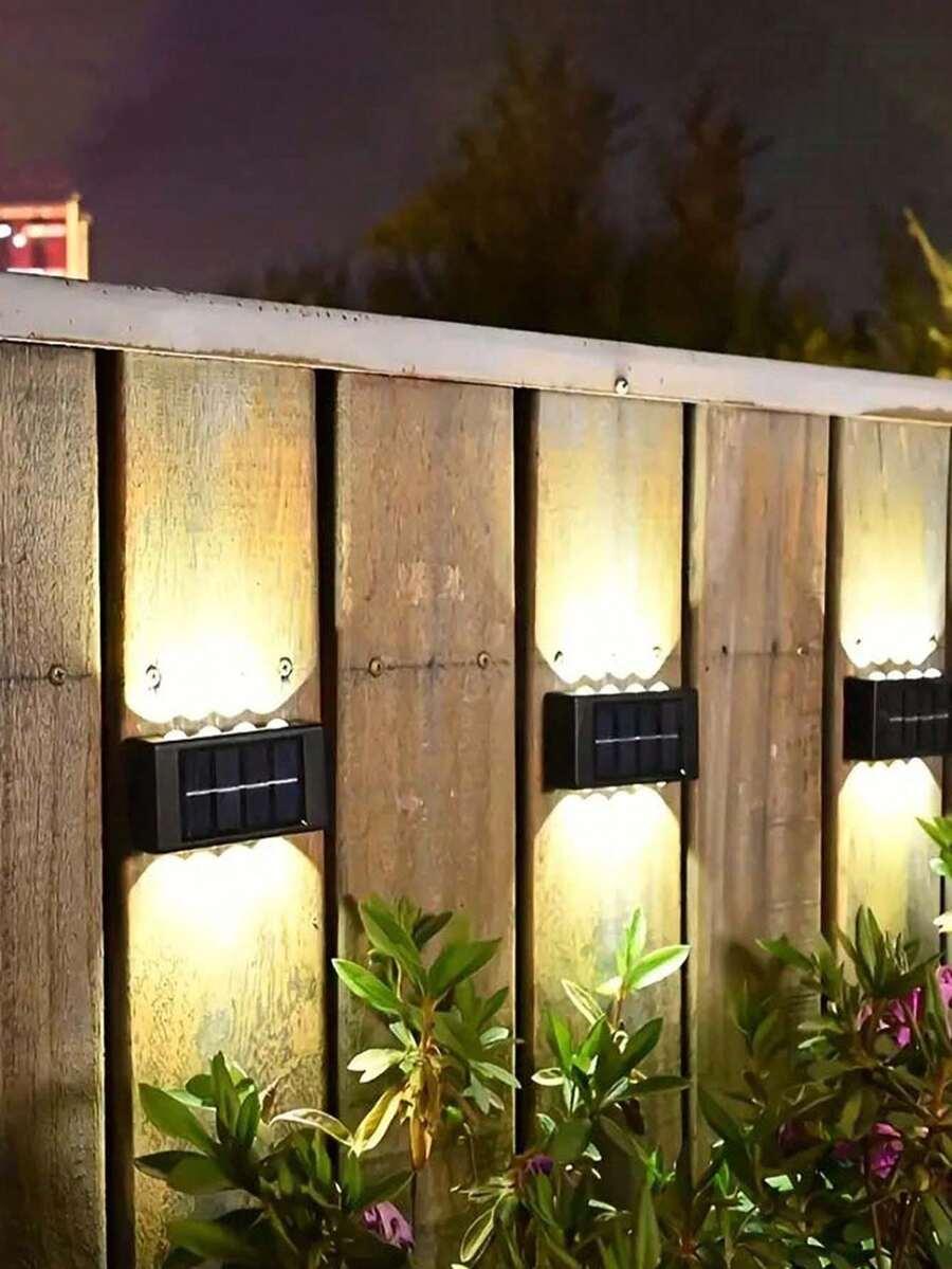 czarna solarna lampa zewnętrzna 1szt.