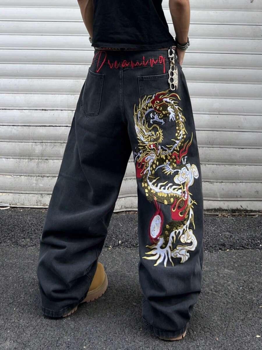 czarne spodnie jeans