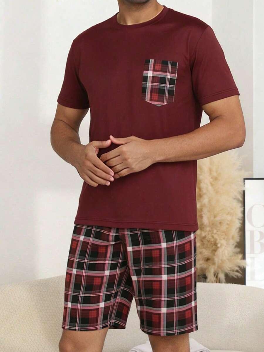 t-shirt spodenki komplet piżama