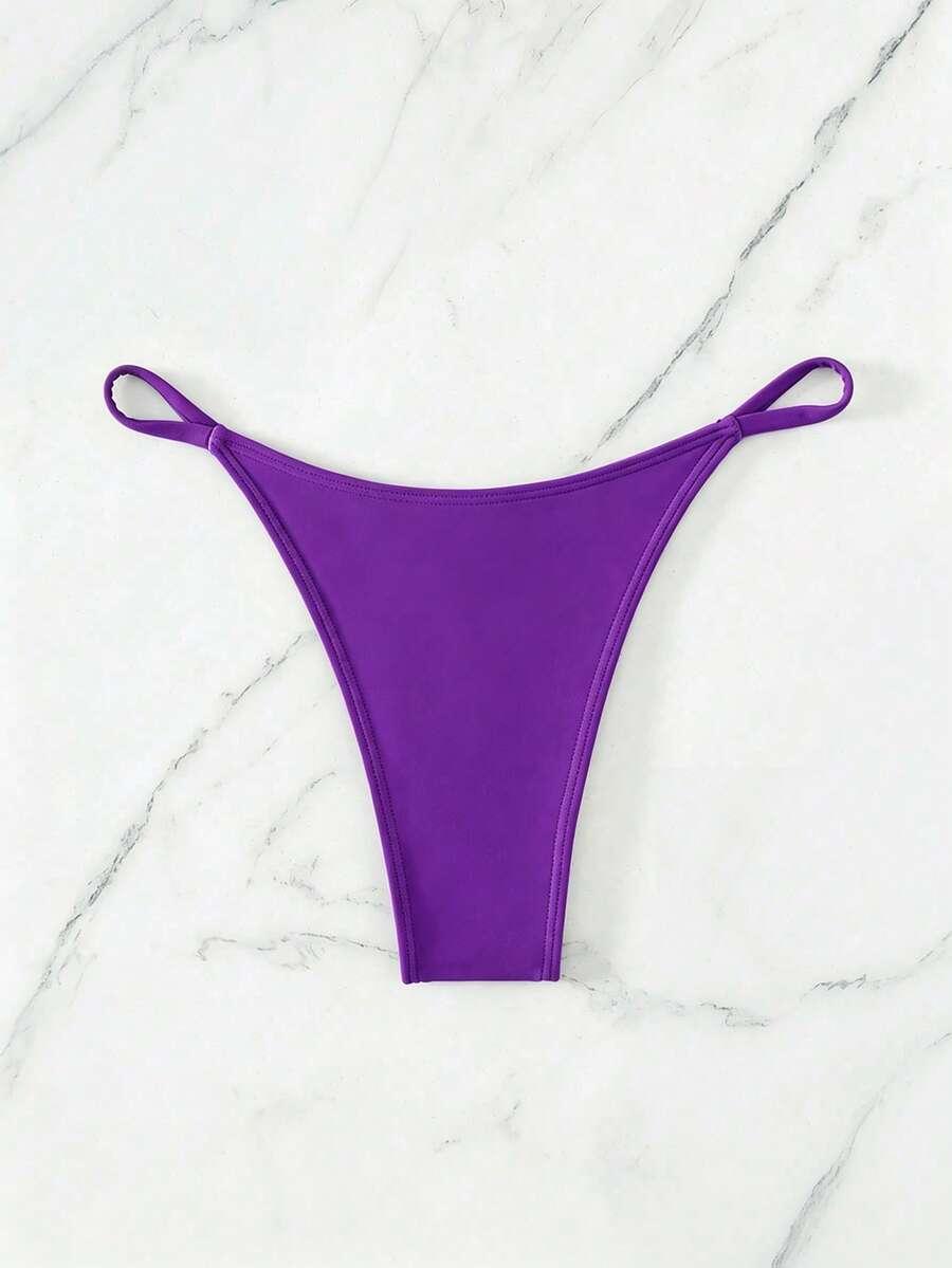 fioletowy dół od bikini
