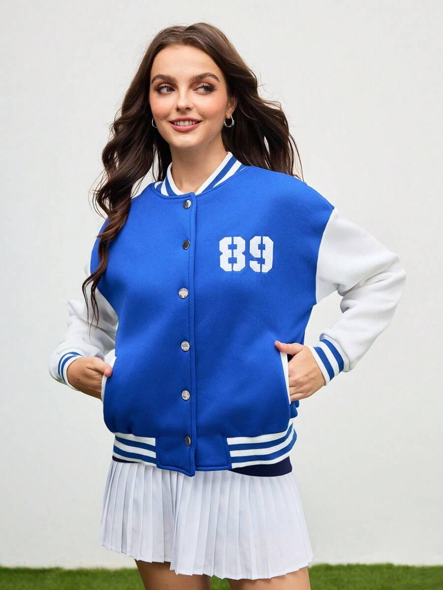 BLUZA BEJSBOLÓWKA ROZPINANA