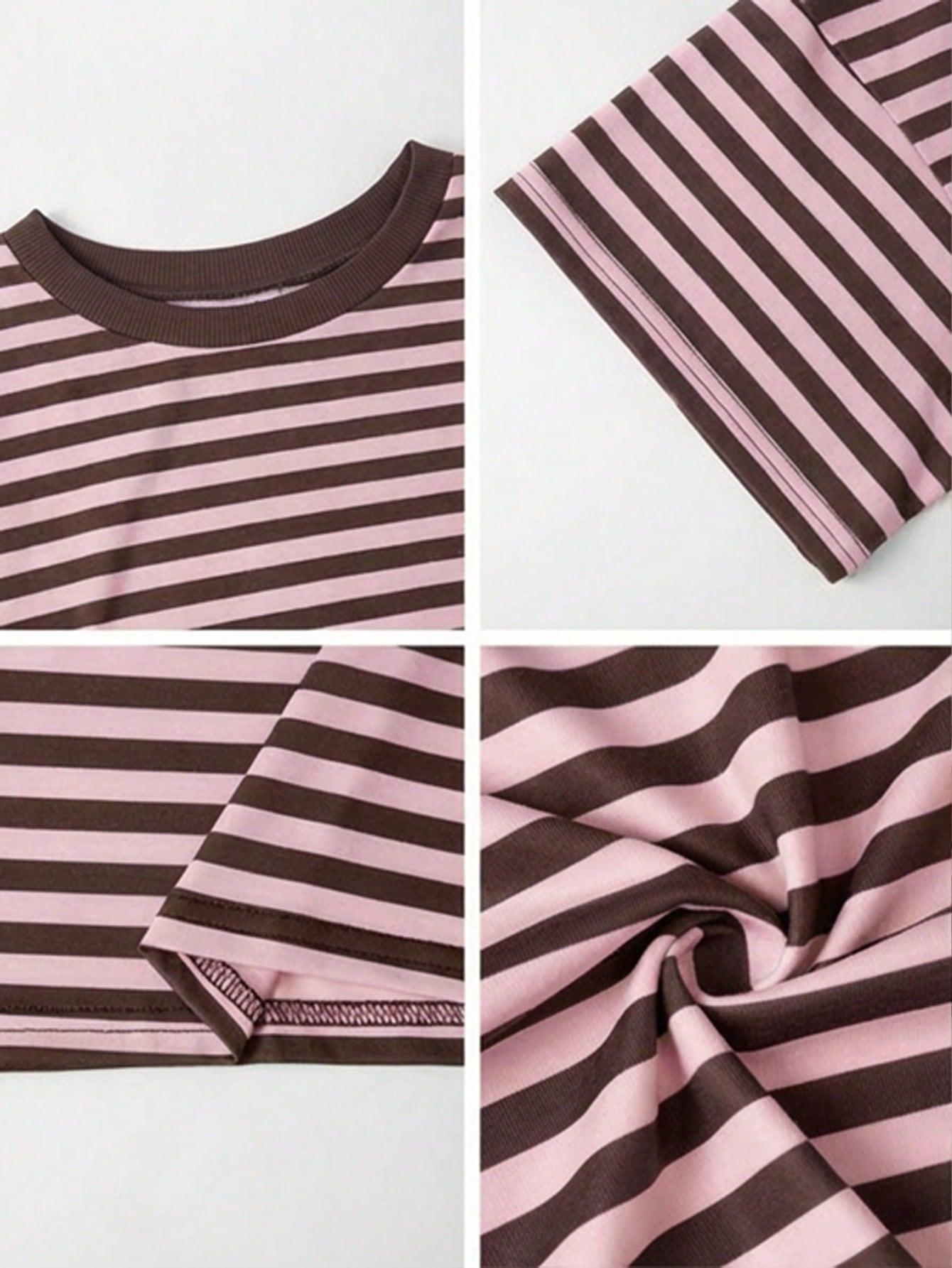 T-SHIRT KRÓTKI RĘKAW paski