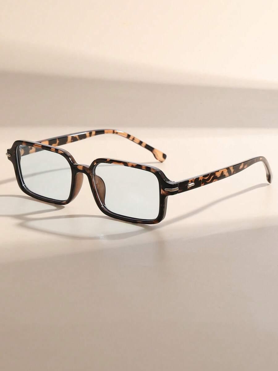 okulary zerówki animal print
