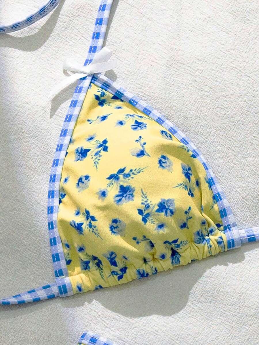 DWUCZĘŚCIOWY STRÓJ KĄPIELOWY PRINT