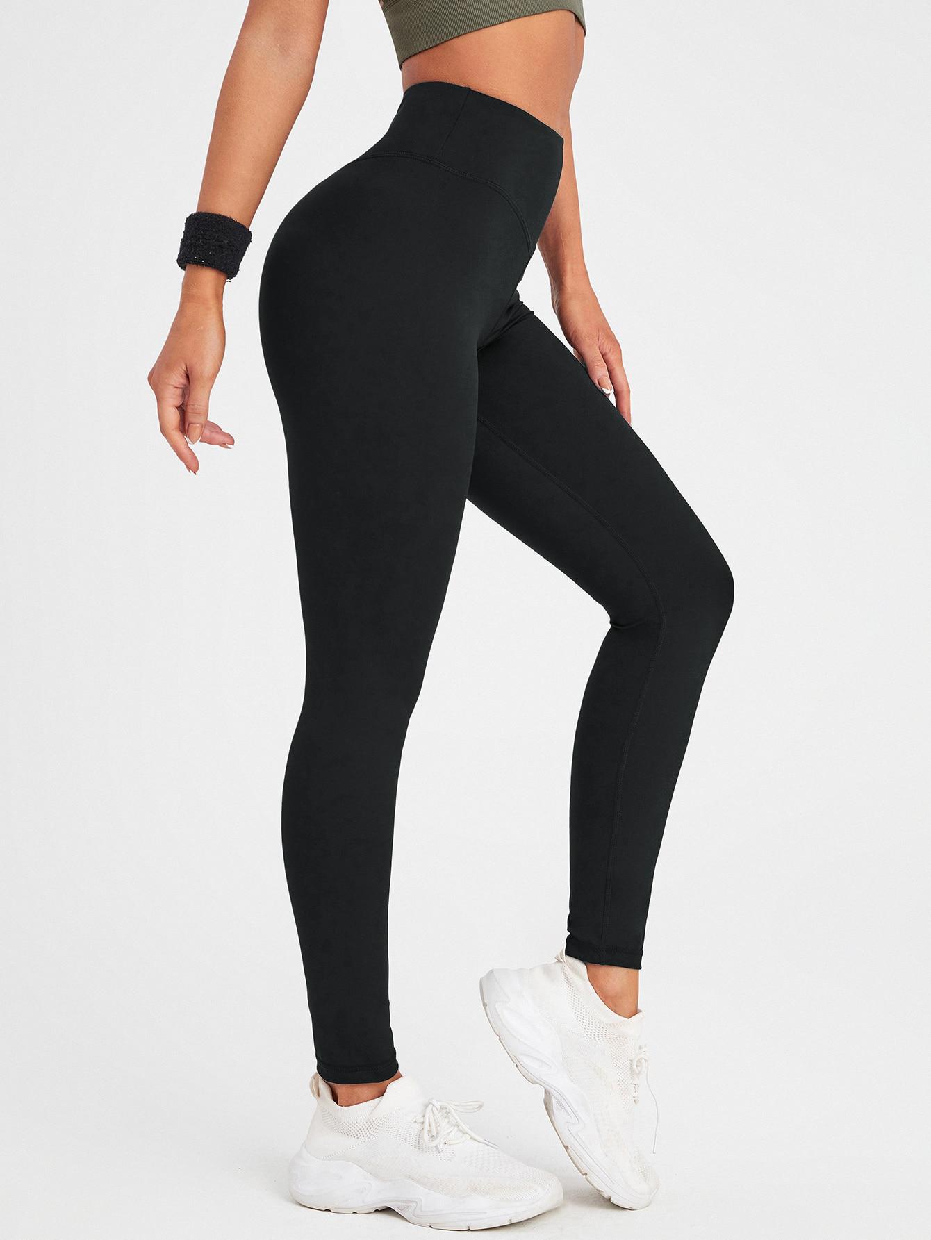 CZARNE SPORTOWE LEGGINSY 