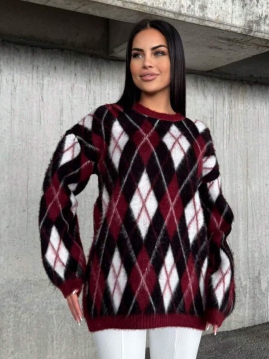 SWETER długi rękaw