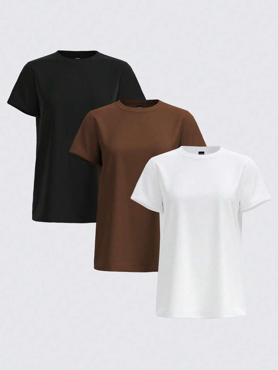 T-SHIRT KRÓTKI RĘKAW 3-pack