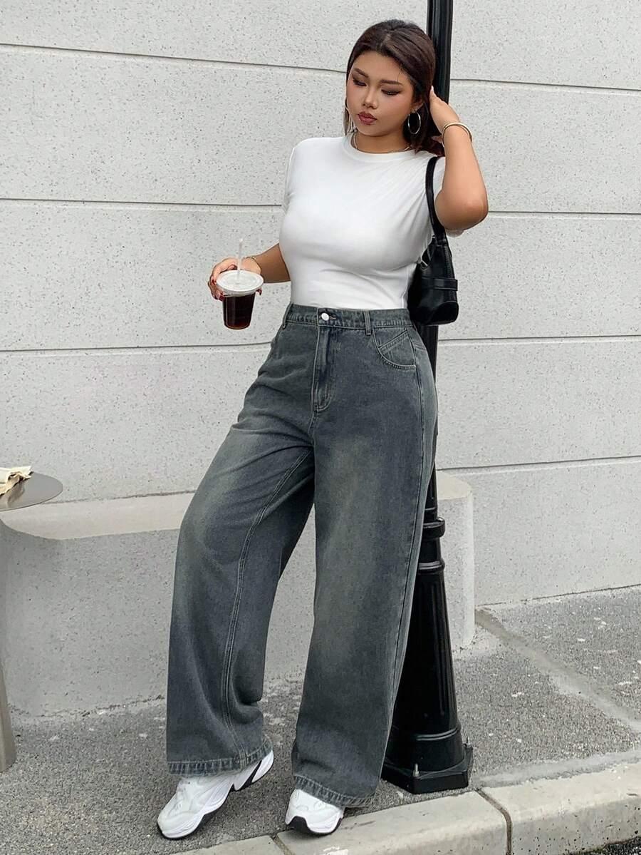 proste spadnie jeans
