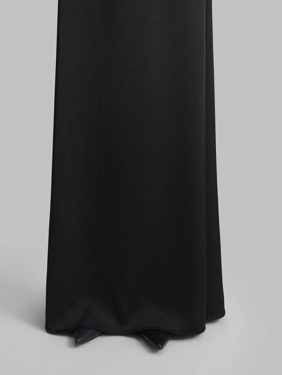 CZARNA MAXI SPÓDNICA