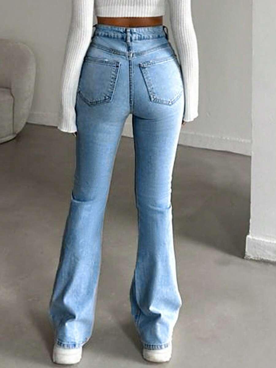 NIEBIESKIE SPODNIE JEANS 