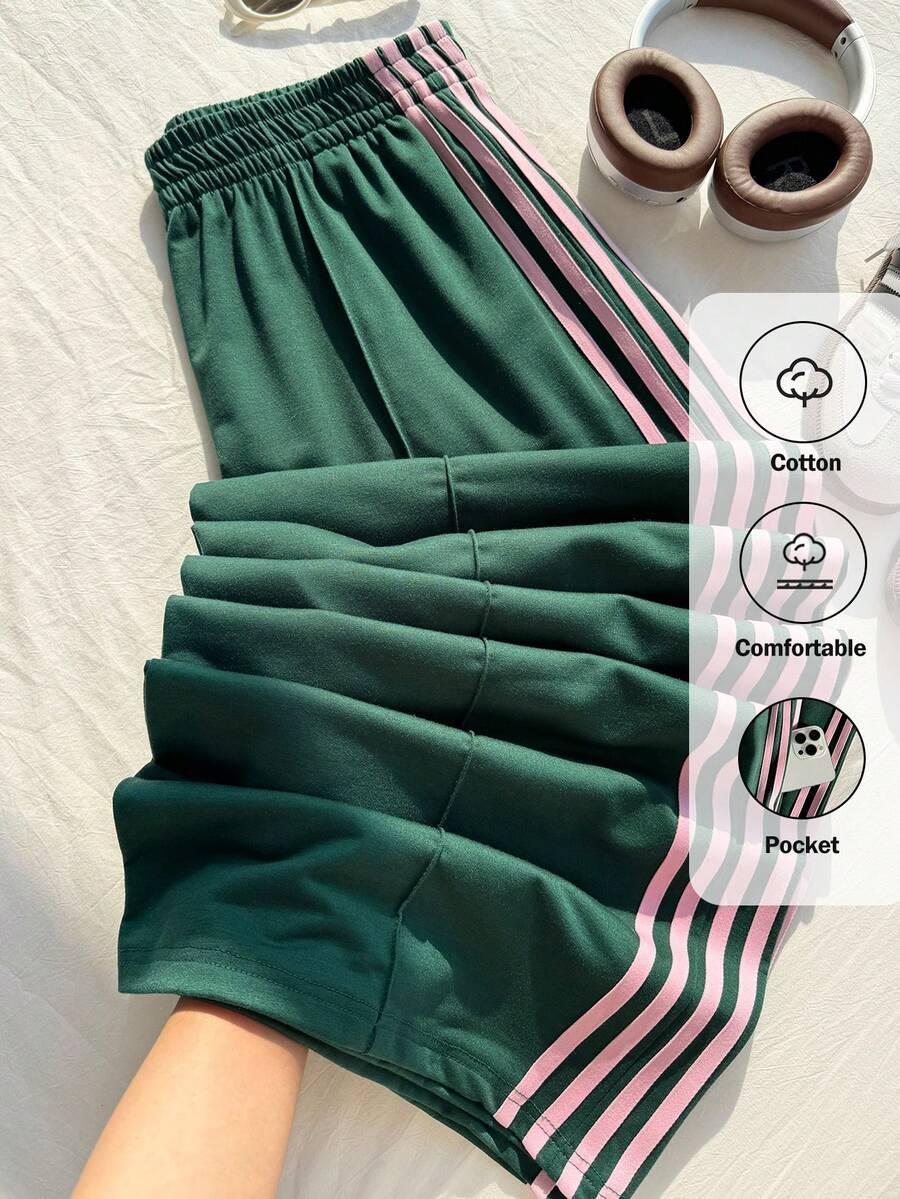 zielone spodnie dresowe
