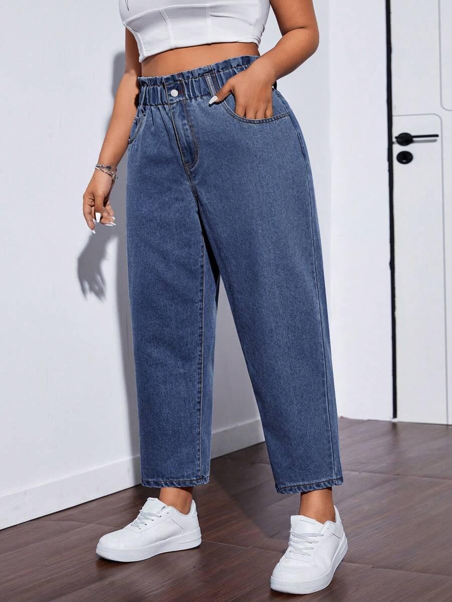 NIEBIESKIE SPODNIE JEANS