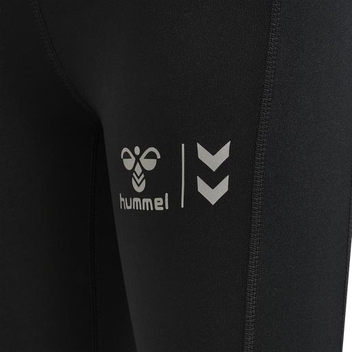 czarne sportowe legginsy logo
